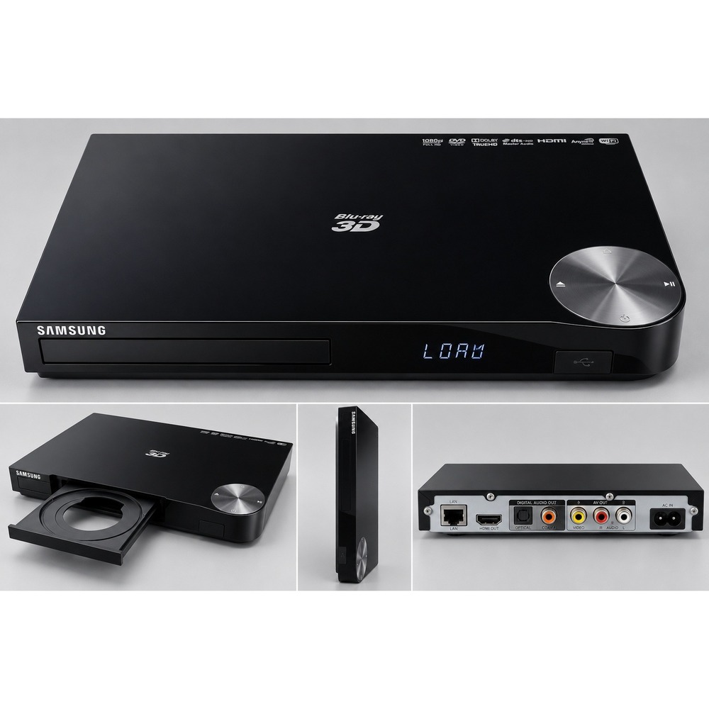 Samsung BD-FM59C 3D Blu-ray Disc Player 1080p Full HD Wi-Fi Anynet+ Black